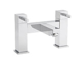 Kartell UK Pure Bath Filler and Mono Basin Mixer Set with Click Waste Set